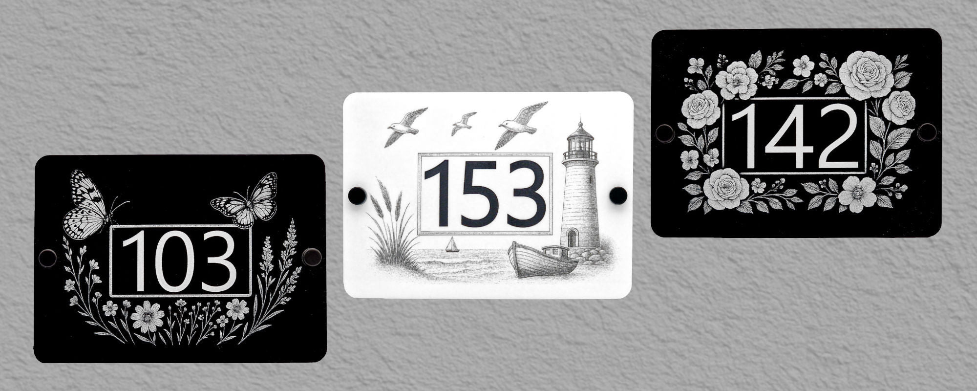 House Number Signs Homepage Banner